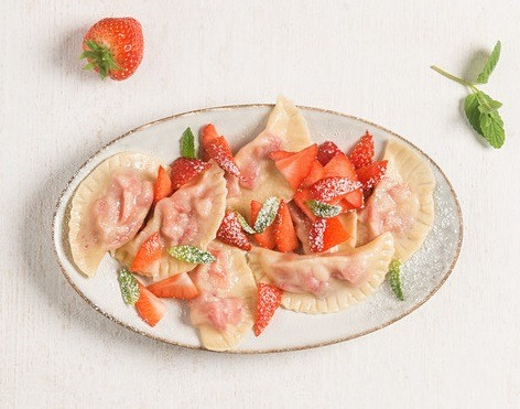 Pierogi z truskawkami