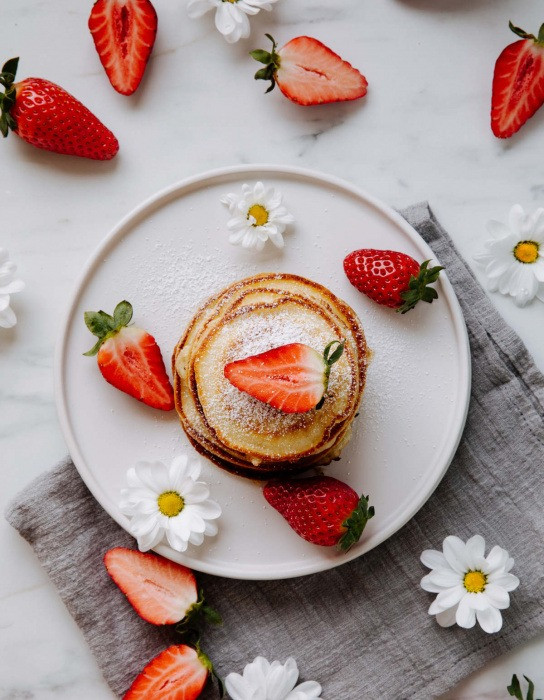 Racuchy z truskawkami