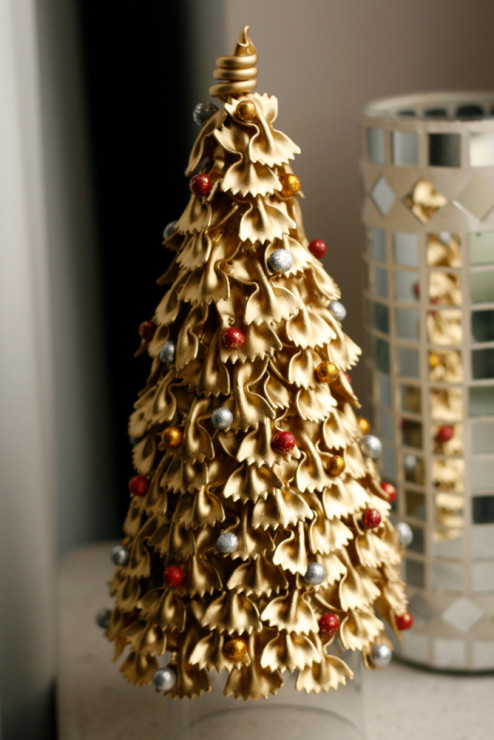 Choinka z makaronu - krok 5