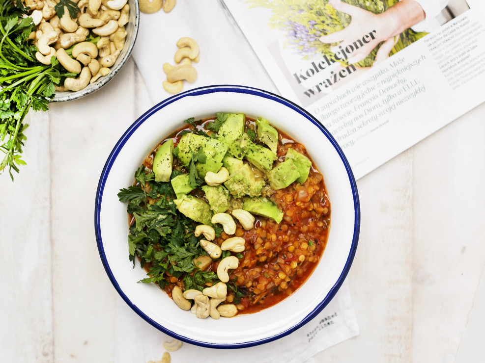 Fit gulasz z soczewicą