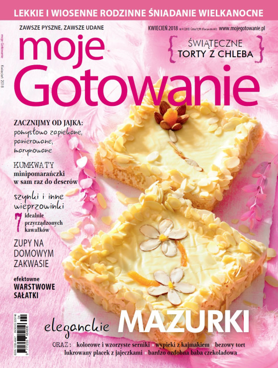 Okładka "Moje Gotowanie" nr 4/2018