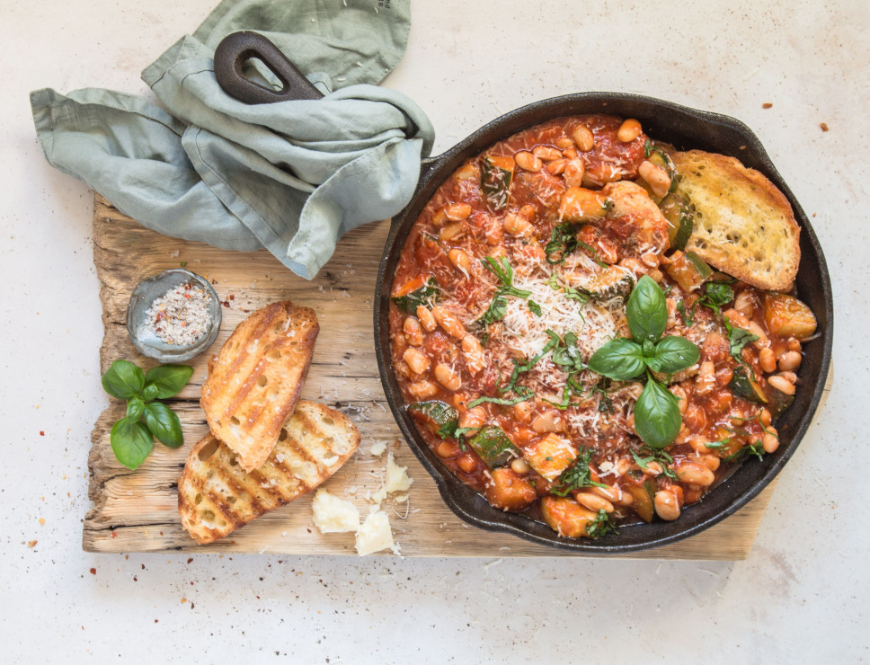 Kurczak z fasolką po włosku