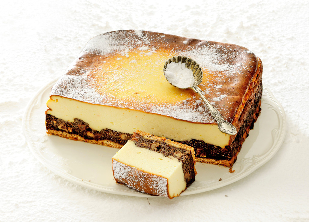 Seromak na kruchym spodzie