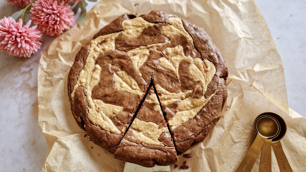 Brownie z masłem orzechowym