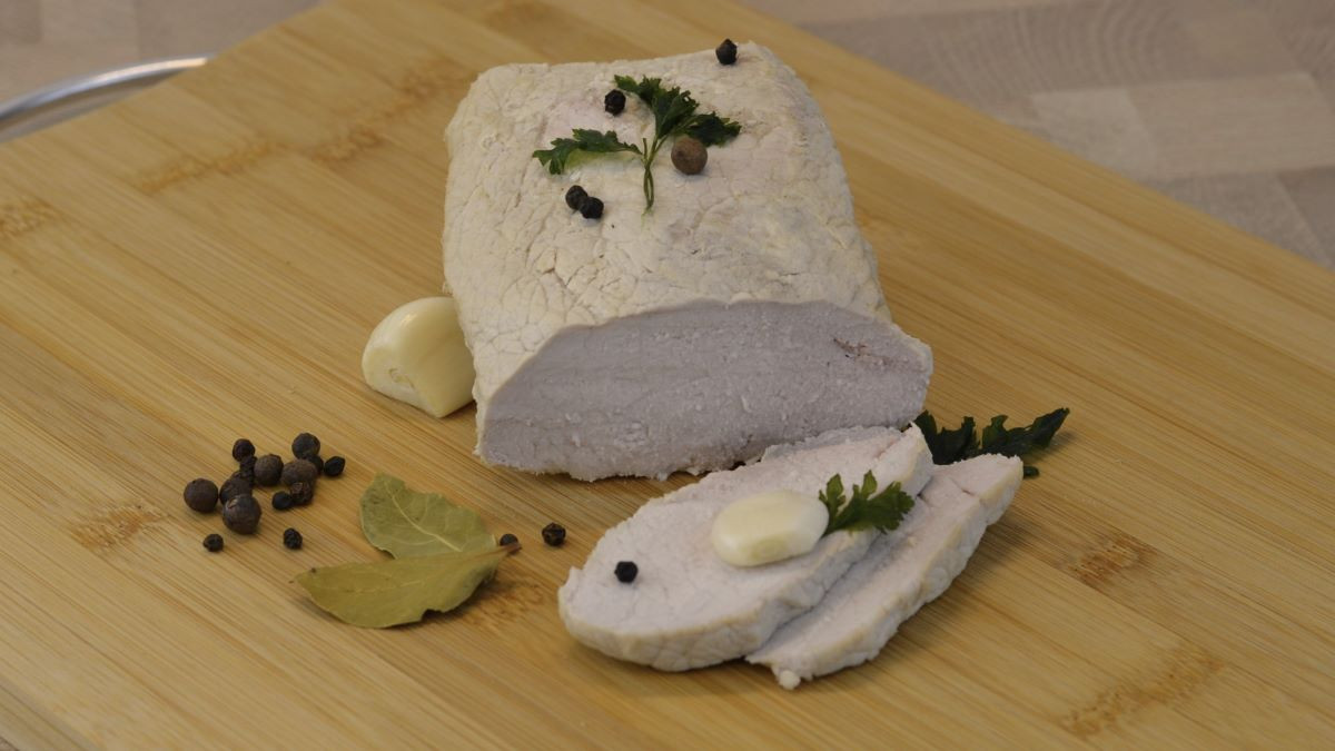 schab gotowany w majonezie