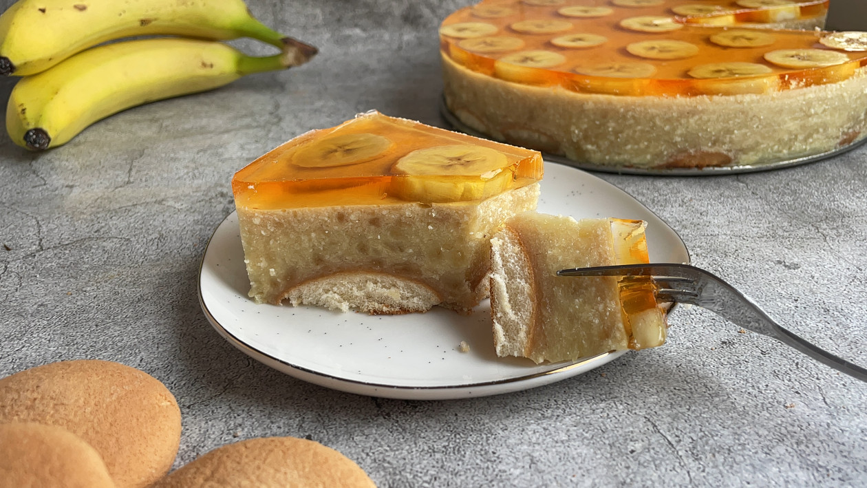 Ciasto bananowe bez pieczenia