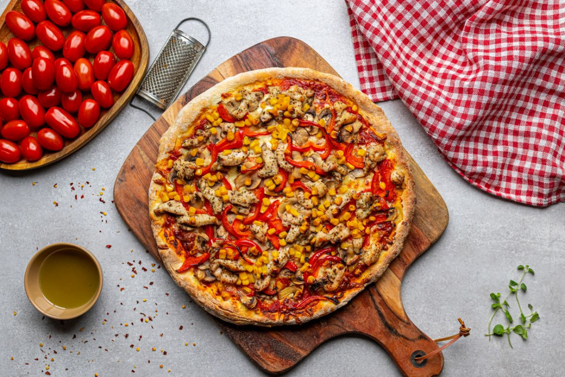 Pizza z kurczakiem