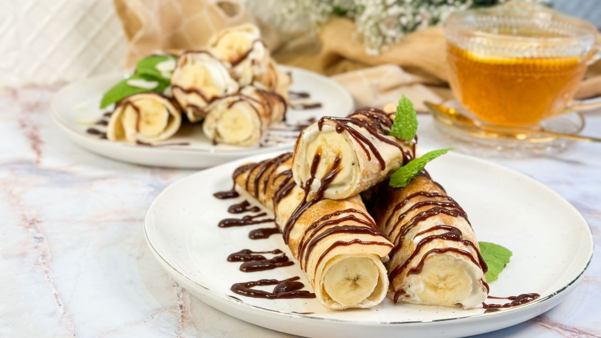 naleśniki z bananami