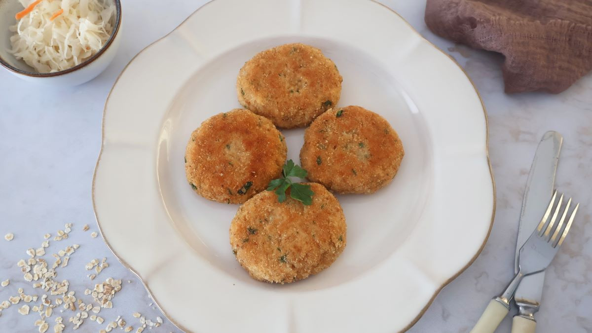 kotlety z płatków owsianych