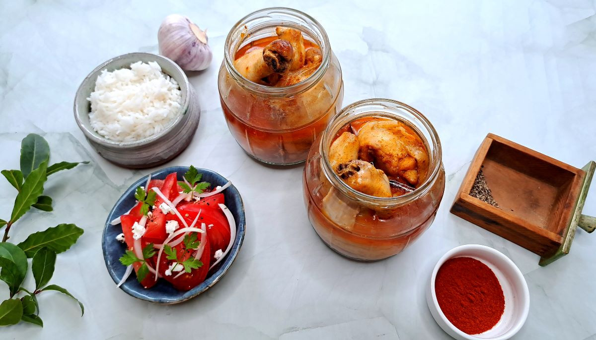 kurczak pieczony w słoiku