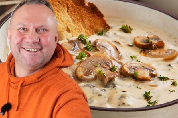 zupa pieczarkowa Strzelczyka
