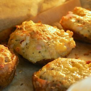 Faszerowane młode ziemniaki