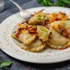 pierogi z młodą kapustą