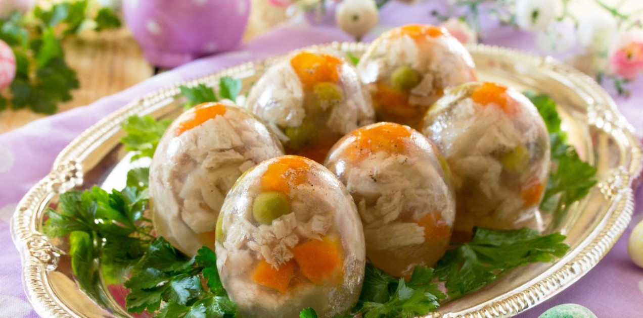 Galaretki wielkanocne w kształcie pisanek