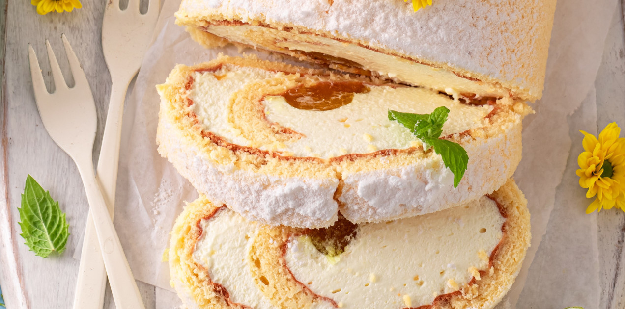 Lekka rolada z obłędnym kremem