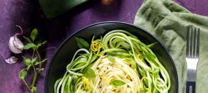 Linguine z cukiniowym spaghetti